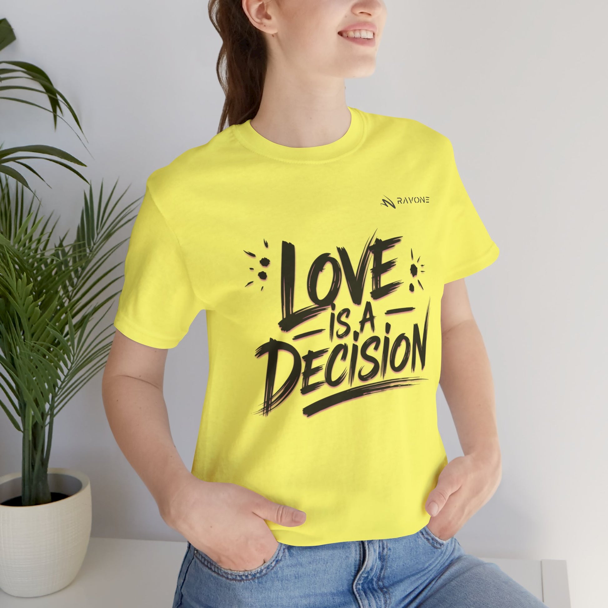"Love is a Decision" Unisex Tee