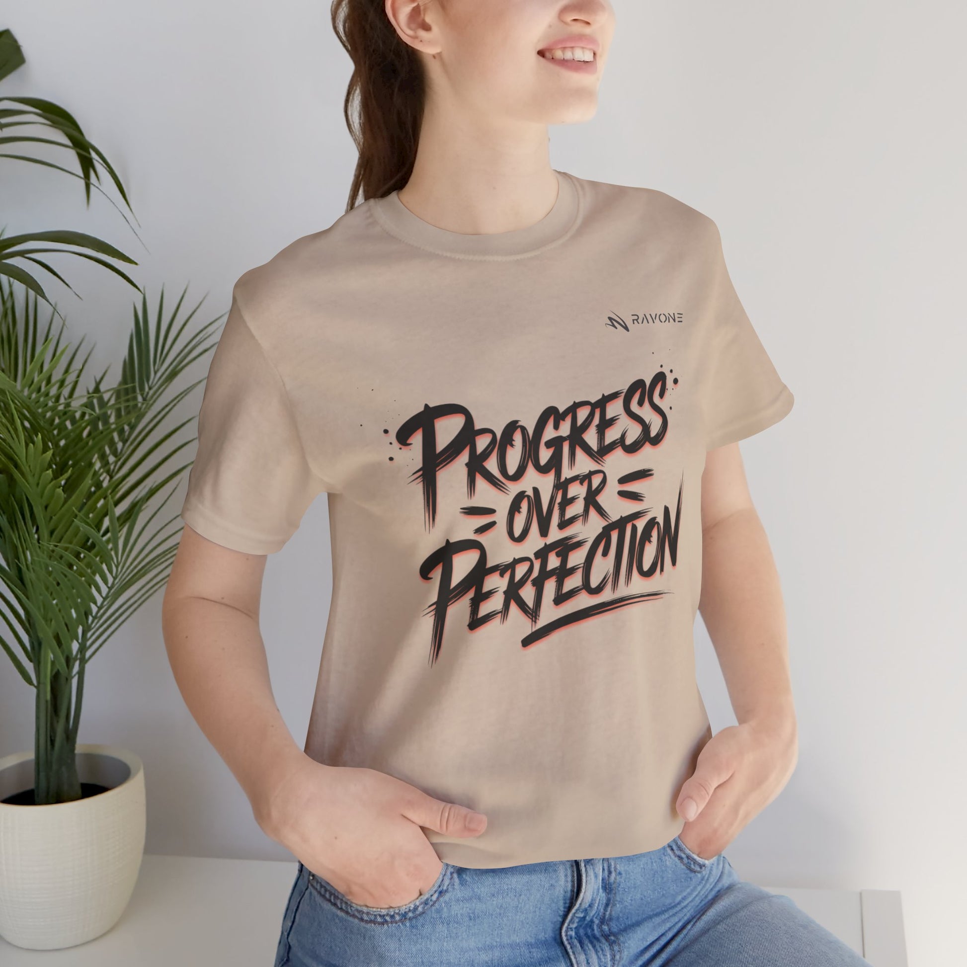 "Progress Over Perfection" Unisex Tee