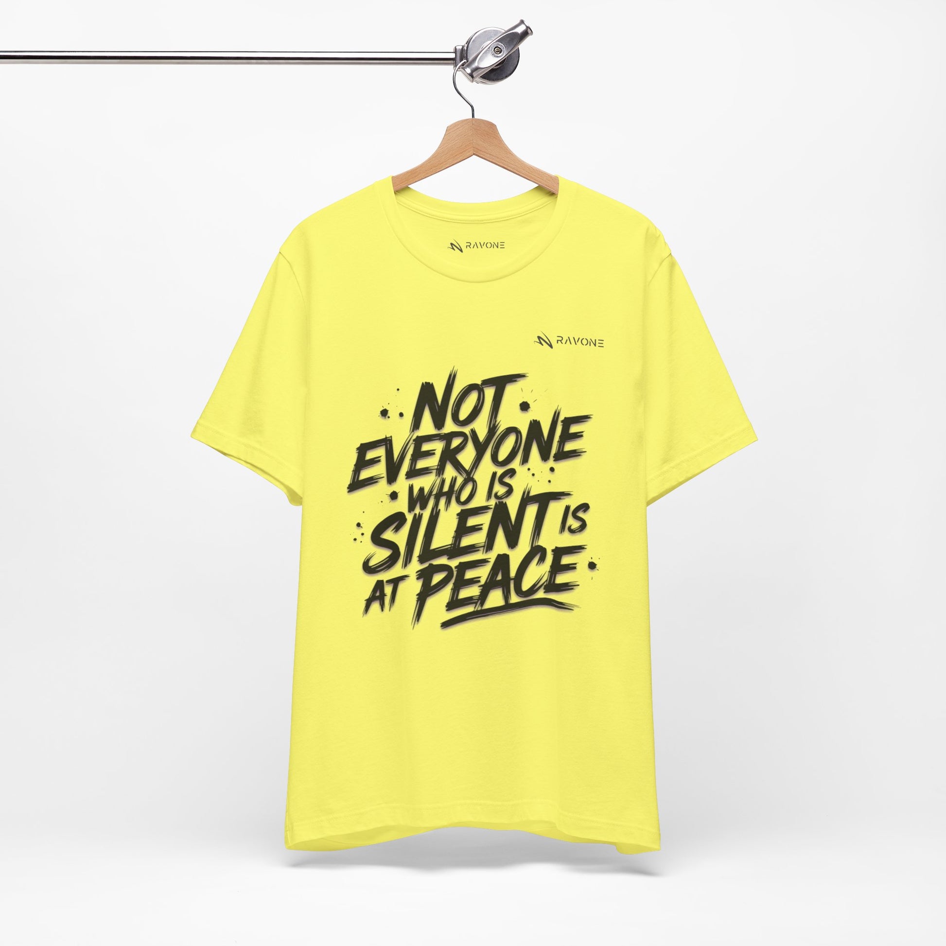 "Not Everyone Who Is Silent Is At Peace" Unisex Tee