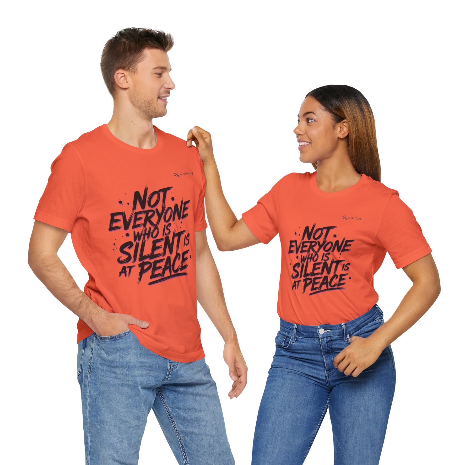 "Not Everyone Who Is Silent Is At Peace" Unisex Tee