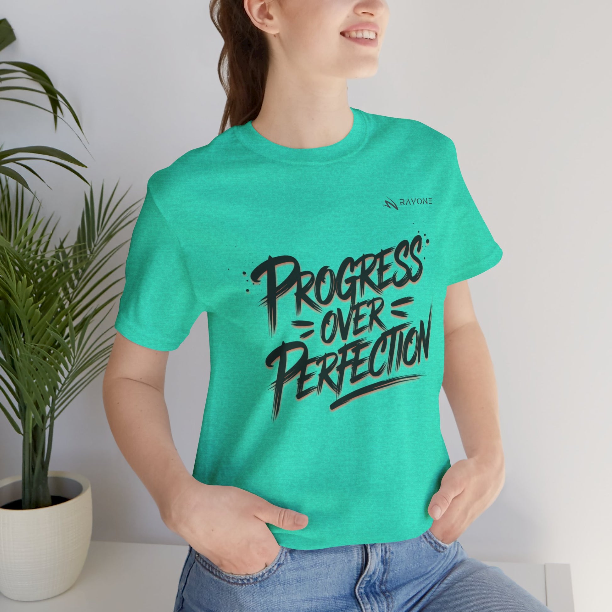 "Progress Over Perfection" Unisex Tee