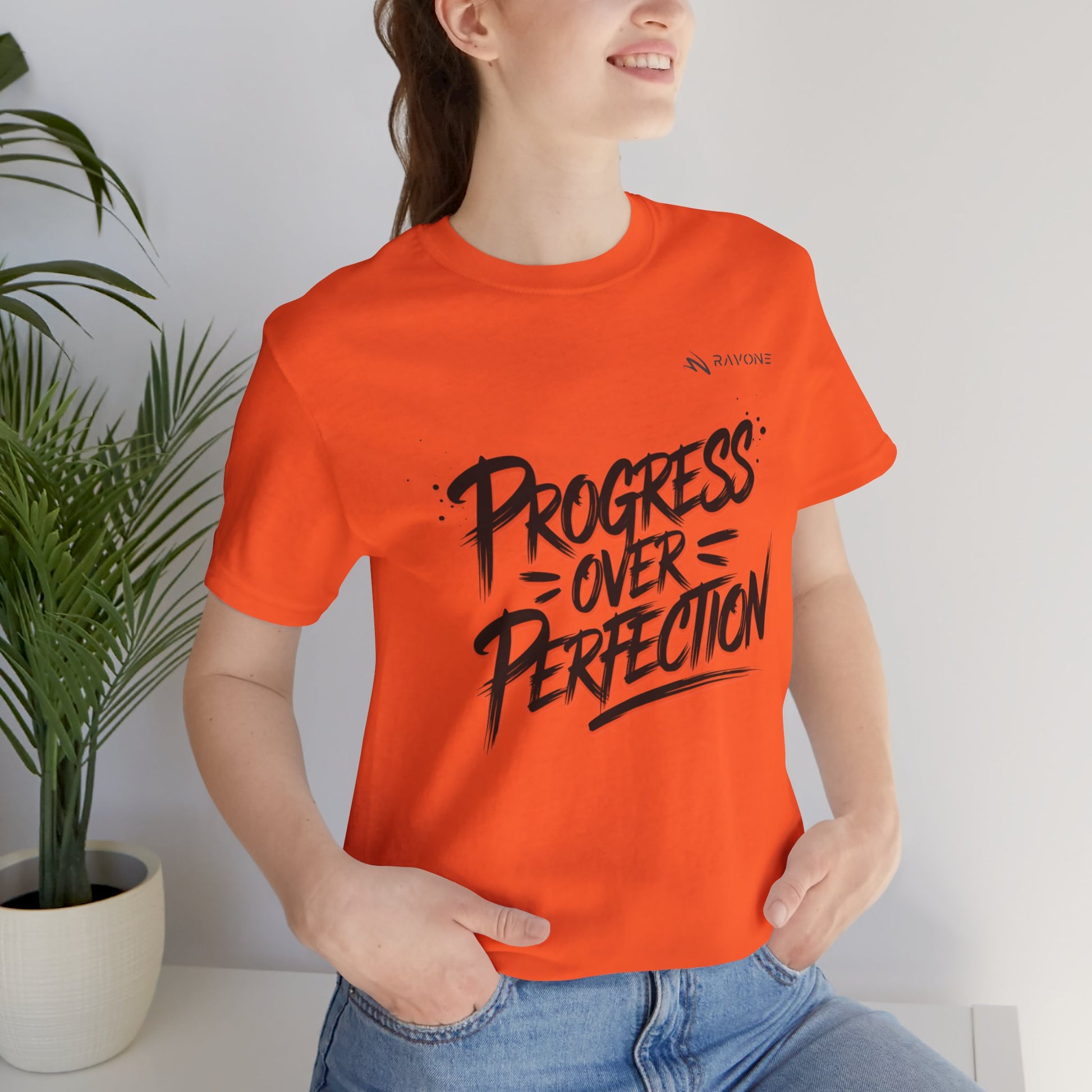 "Progress Over Perfection" Unisex Tee