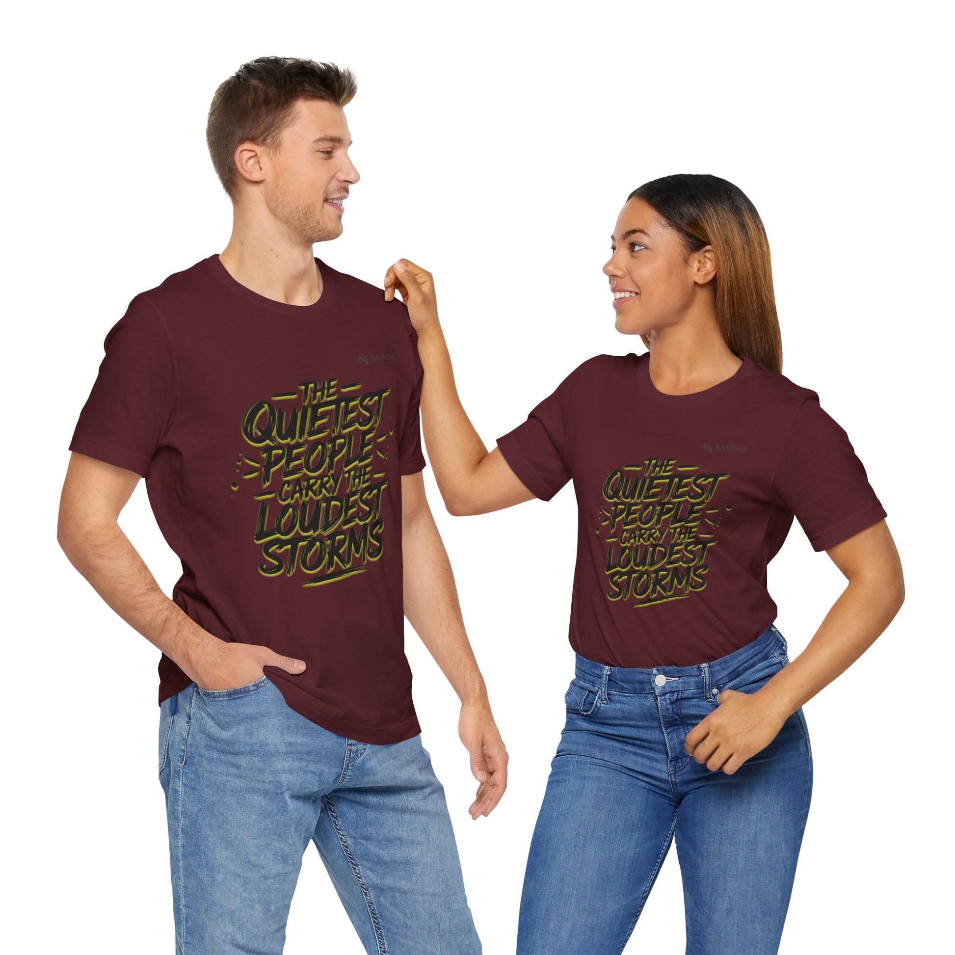 "The Quietest People Carry the Loudest Storms" Unisex Tee