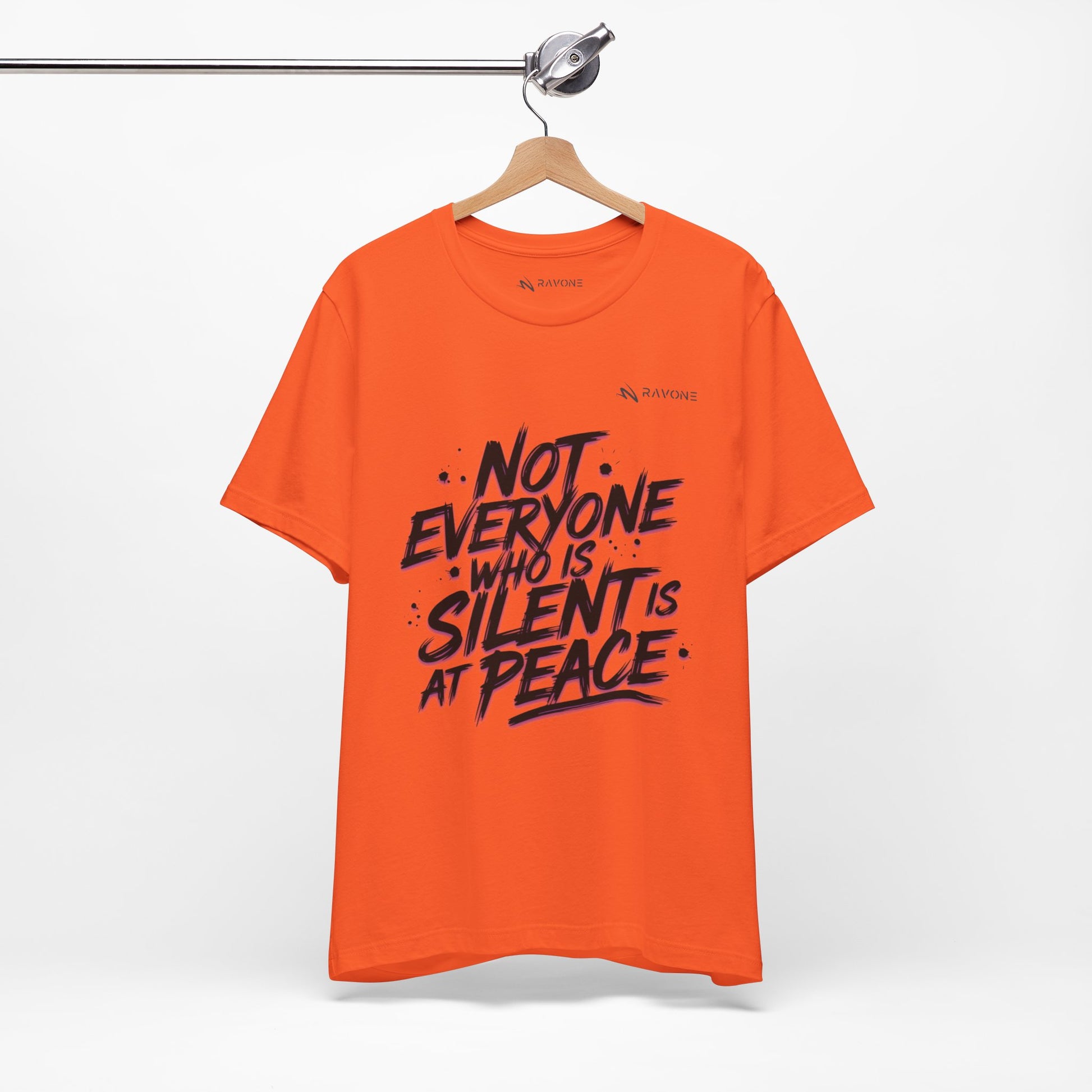 "Not Everyone Who Is Silent Is At Peace" Unisex Tee