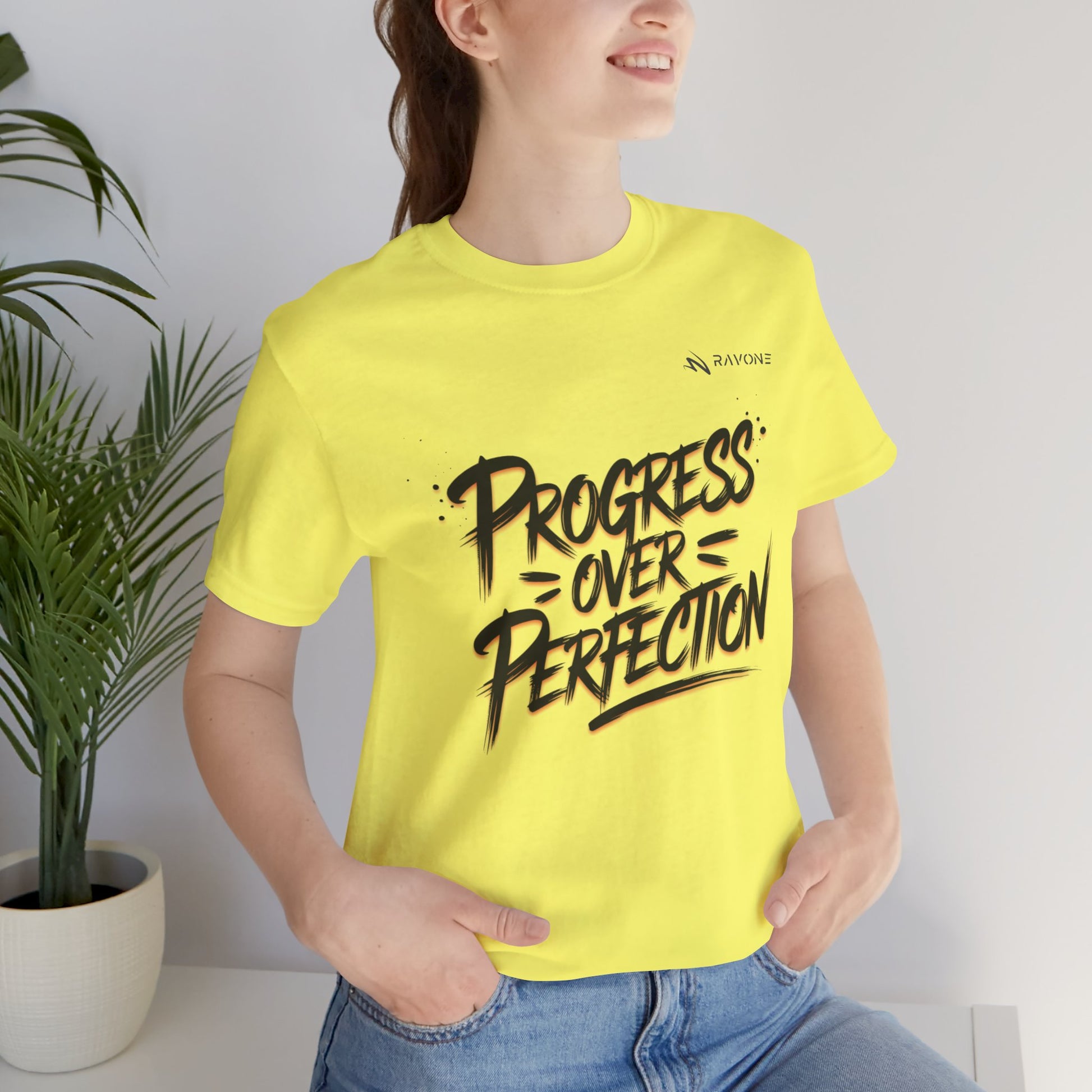 "Progress Over Perfection" Unisex Tee