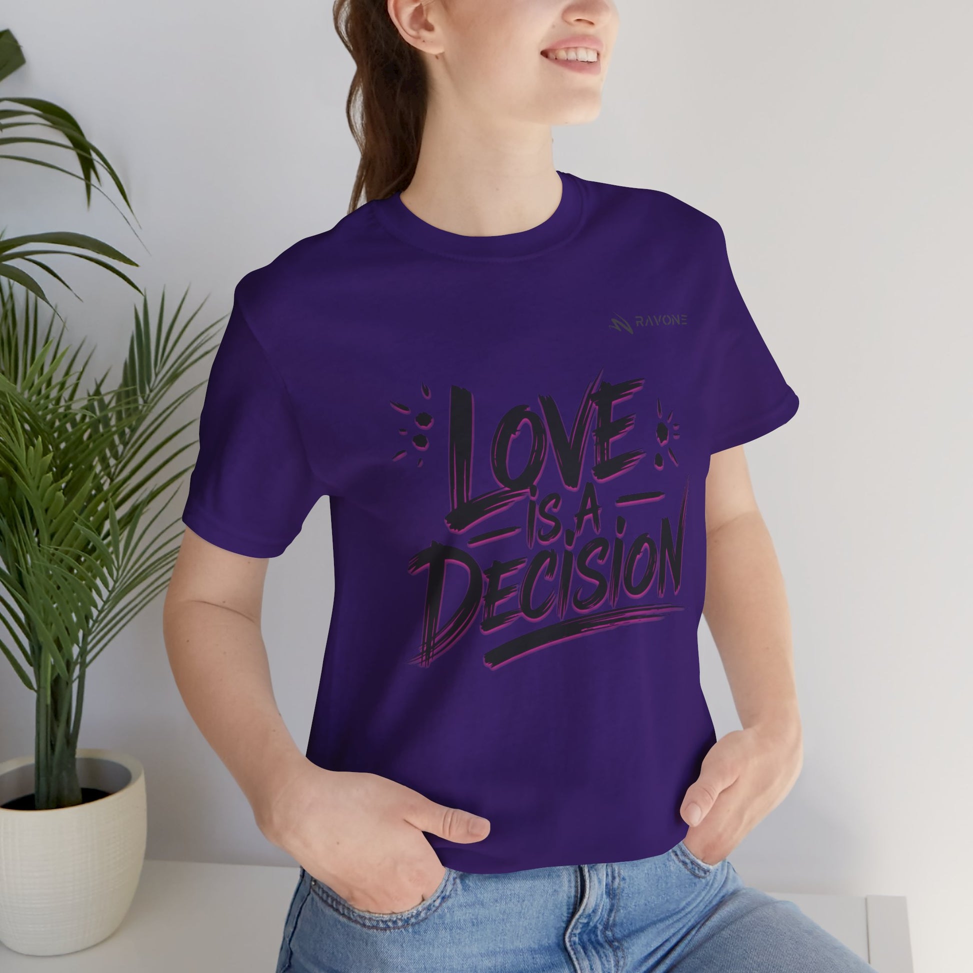 "Love is a Decision" Unisex Tee